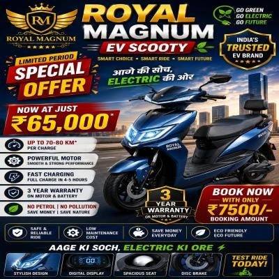 ROYAL MAGNUM EV SCOOTY